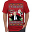 Put the Cookies Down Make America Healthy Again RFK Ugly Christmas Sweater Men's T-Shirt