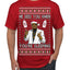 He Sees You When You're Sleeping, Funny Santa P Diddy Diddler Funny Party Viral Music Baby Oil Meme Ugly Christmas Sweater Men's T-Shirt