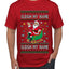 Sleigh My Name Sleigh My Name, Pop Singers, Song Lyrics Pun, Santa Sleigh, Ugly Christmas Sweater Men's T-Shirt