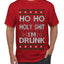 Ho Ho I'm Drunk, Funny Humor Christmas Unisex Sweater, Ugly Christmas Sweater Men's T-Shirt