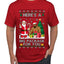 Here's A Big Package For You Santa Christmas Sweater, Ugly Christmas Sweater Men's T-Shirt