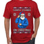 Santa Stands On Christmas, Ugly Christmas Sweater Men's T-Shirt