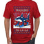 Tralalero Fa La La Brainrot, Ugly Christmas Sweater Men's T-Shirt