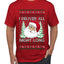 I Deliver All Night Long, Ugly Christmas Sweater Unisex Men's T-Shirt