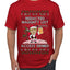 Redacted Naughty List Access Denied, Ugly Christmas Sweater Unisex Unisex Men's T-Shirt
