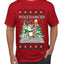Pole Dancer, Ugly Christmas Sweater Unisex Men's T-Shirt
