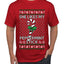 She Likes My Peppermint Stick, Ugly Christmas Sweater Unisex Men's T-Shirt