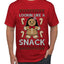 Lookin Like A Snack, Ugly Christmas Sweater Unisex Men's T-Shirt