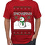 Snowman, Ugly Christmas Sweater Unisex Men's T-Shirt