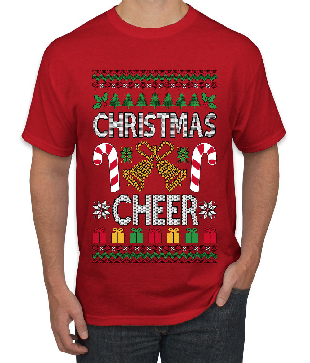 Christmas Cheer, Ugly Christmas Sweater Unisex Men's T-Shirt