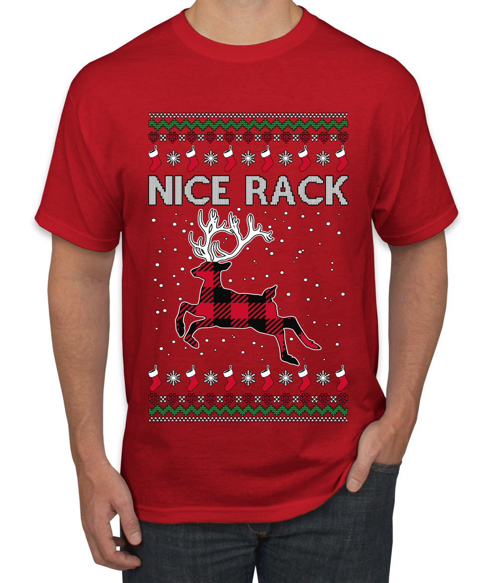 Nice Rack, Ugly Christmas Sweater Unisex Men's T-Shirt