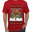 Feliz Navidad Dancing Gingerbread Man, Ugly Christmas Sweater Unisex Men's T-Shirt