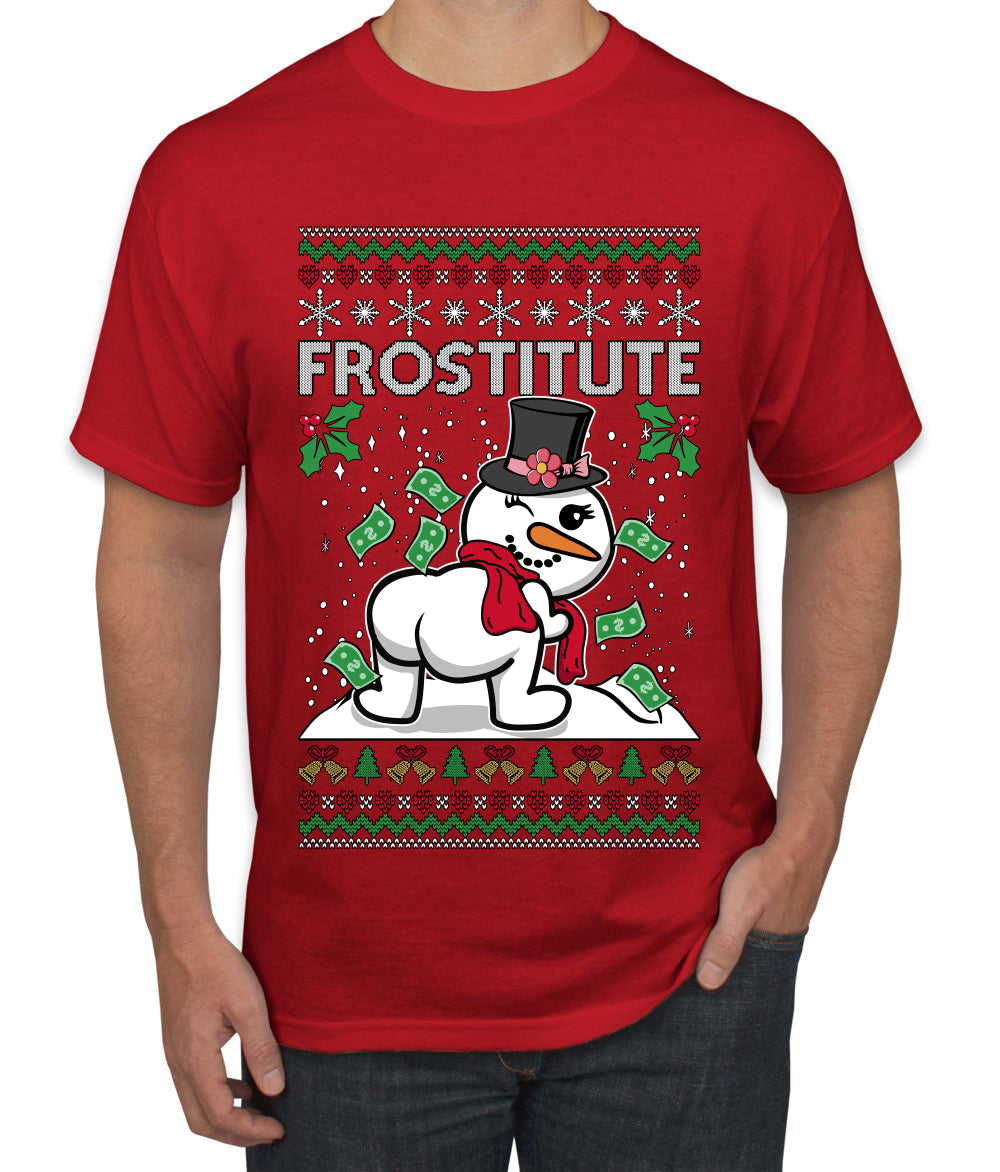 Frostitute, Ugly Christmas Sweater Unisex Men's T-Shirt