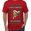 La Mas Chismosa De La Navidad, Ugly Christmas Sweater Unisex Men's T-Shirt