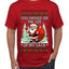 You Should See The Size Of My Sack Naughty Santa, Ugly Christmas Sweater Unisex Men's T-Shirt