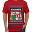 Snowasis English Rock Band Parody, Ugly Christmas Sweater Unisex Men's T-Shirt