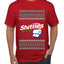 Funny Candy Bar Parody Shirt, Ugly Christmas Sweater Unisex Men's T-Shirt