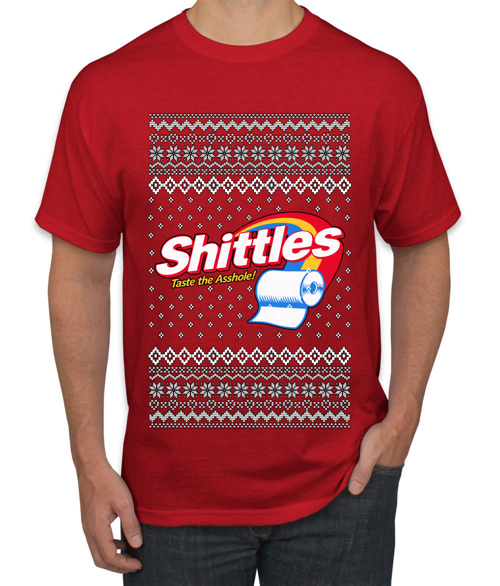 Funny Candy Bar Parody Shirt, Ugly Christmas Sweater Unisex Men's T-Shirt