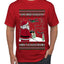 Santa Drone Show Reindeer, Ugly Christmas Sweater Unisex Men's T-Shirt