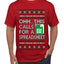 Oh... This Calls for A Spreadsheet, Ugly Christmas Sweater Unisex Men's T-Shirt