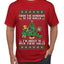 From The Windows To The Walls I'm About To Deck These Halls, Ugly Christmas Sweater Unisex Men's T-Shirt