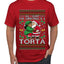 All I Want For Christmas Is A Torta, Ugly Christmas Sweater Unisex Men's T-Shirt