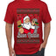 Buon Natale, Italian Santa Claus, Funny, Italian American Humor, Ugly Christmas Sweater Unisex Men's T-Shirt