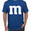 Letter M Graphic Novelty Funny Costume Halloween Men's T-Shirt