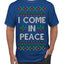 I Come in Peace Ugly Christmas Sweater Men's T-Shirt
