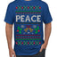 Peace Ugly Christmas Sweater Men's T-Shirt