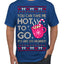 You Can Take Me Hot to Go, Hot Cocoa Viral Song Pop Music Ugly Christmas Sweater Men's T-Shirt