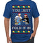 You Just Fold It In Funny Enchilada Moira David TV Sitcom Ugly Christmas Sweater Men's T-Shirt