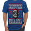 Snow's Out Hos Out | Funny Santa Claus Ugly Christmas Sweater Men's T-Shirt