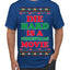 Die Hard is a Christmas Movie Classic, McClane Hans Nakatomi Plaza Xmas Party Holiday Movies Ugly Christmas Sweater Men's T-Shirt