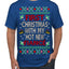 First Christmas With My Hot New Fiance Classic Newlywed Ugly Christmas Sweater Men's T-Shirt