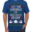 Let the Airing of Grievances Begin Funny TV Sitcom Festivus Ugly Christmas Sweater Men's T-Shirt