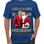 Santa's Favorite President Red Suit Trump Ugly Christmas Sweater Men's T-Shirt