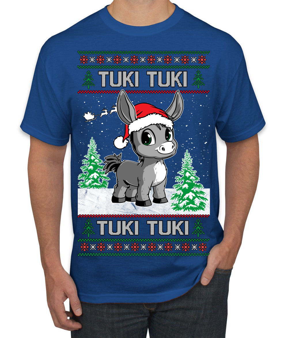 Tuki Tuki Tuki Funny Spanish Music Lyrics Ugly Christmas Sweater Men's T-Shirt