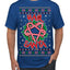 Hail Santa Funny Satanic Candy Devil Heavy Metal Satan Ugly Christmas Sweater Men's T-Shirt