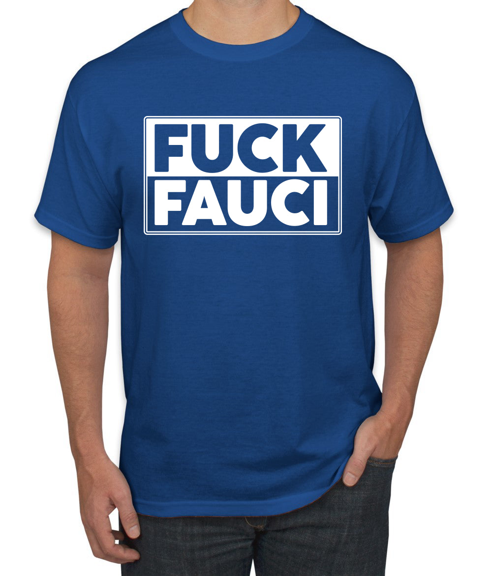 Fauci Funny Mens Tshirts Political Graphic T shirts for Men Political Men's T-Shirt