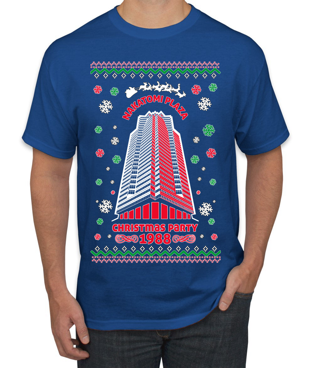Nakatomi Plaza Christmas Party 1988 Ugly Christmas Men's T-Shirt