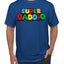 Super Daddio Gamer Dad Fan Gift Father's Day Men's T-Shirt