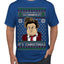 Ho Ho Holy Schnikes Funny 90s Classic Tommy Boy Movie Ugly Christmas Sweater Men's T-Shirt