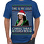 This Is My Ugly Sweater Funny Santa Kamala Harris Ugly Christmas Sweater Men's T-Shirt