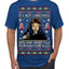 It's Not Christmas Until Hans Gruber Falls From Nakatomi Plaza Color Ugly Christmas Sweater Men's T-Shirt