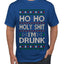 Ho Ho I'm Drunk, Funny Humor Christmas Unisex Sweater, Ugly Christmas Sweater Men's T-Shirt