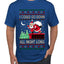 I Could Go Down All Night Long, Ugly Christmas Sweater Men's T-Shirt