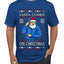 Santa Stands On Christmas, Ugly Christmas Sweater Men's T-Shirt