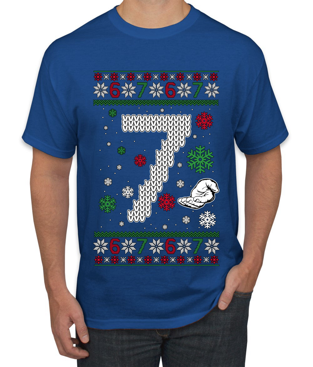 Christmas 7 Meme, Ugly Christmas Sweater Unisex Men's T-Shirt