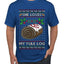 She Loves my Yule Log, Ugly Christmas Sweater Men's T-Shirt